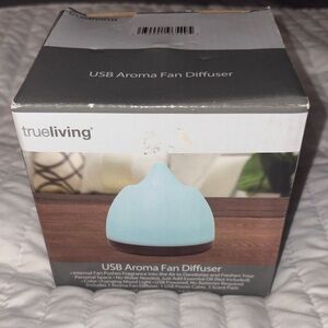 Trueliving Blue USB Aroma Fan Diffuser